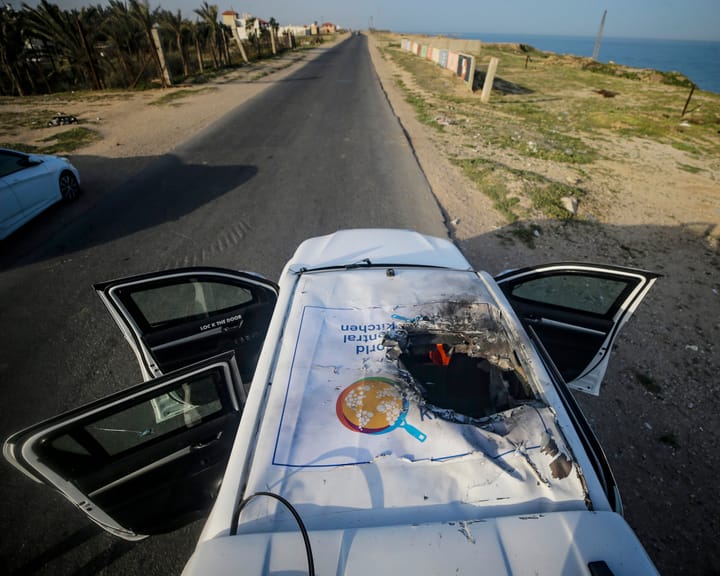 "IDF Strike on World Central Kitchen Convoy in Rafah Leaves Aid Workers Dead"