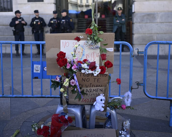 Thousands Protest in Madrid Following Death of Evicted Pensioner Maricarmen
