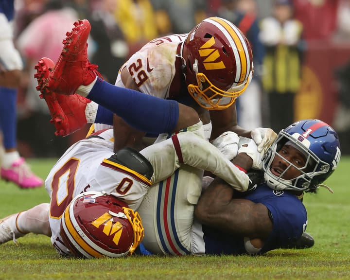 Giants Secure 27-27 Tie Amid Commanders' Overtime Mistake by Daniels